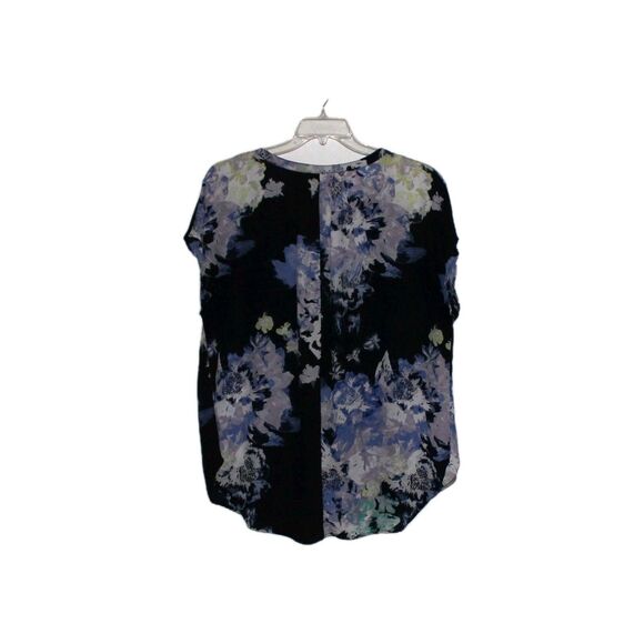 Ava & Viv Tunic Top Blouse Semi Sheer Multicolor Size 1X - Picture 4 of 7